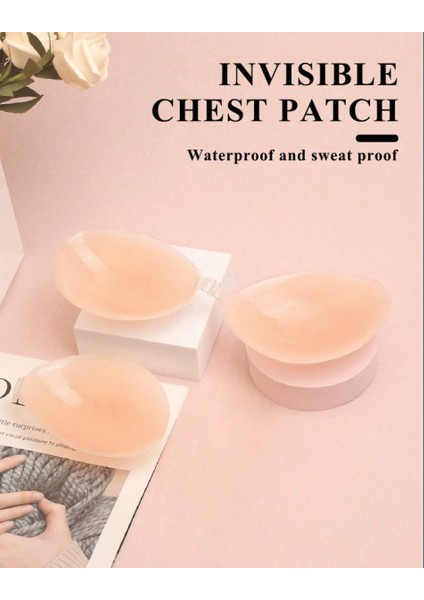 Ten Rengi Askısız Sırtsız Yapışkanlı Silikon Sütyen modelleri