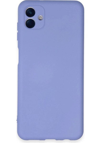 Samsung Galaxy A04E Kılıf Nano Içi Kadife Silikon - Lila (K95)