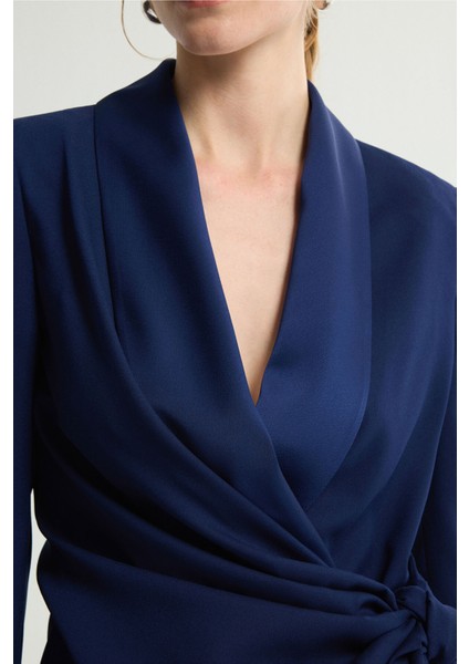 Anvelop Bağlamalı Ceket Lacivert 119L9080001 fiyatları