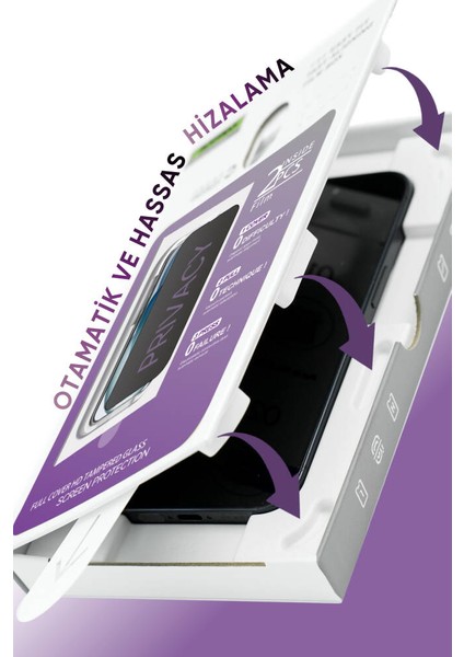 GL79-029 iPhone 15 Pro Max Hayalet Ekran Cam Koruyucu (2 Adet)