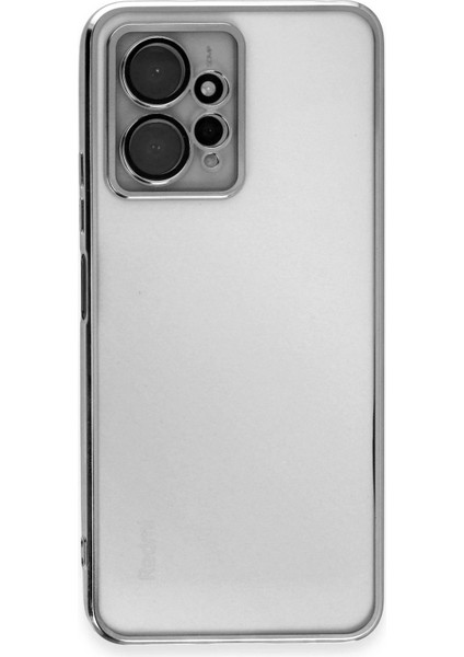 Xiaomi Redmi Note 12 4g Kılıf Lensli Silikon - Gümüş - MRS5257-3793 fiyatları