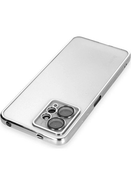 Xiaomi Redmi Note 12 4g Kılıf Lensli Silikon - Gümüş - MRS5257-3793 modelleri