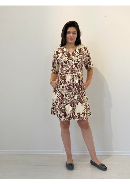 Kadın Dokuma Elbise - 45053