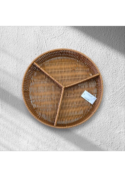 Triosepet Üç Bolmeli Doğal Sunum Sepet modelleri