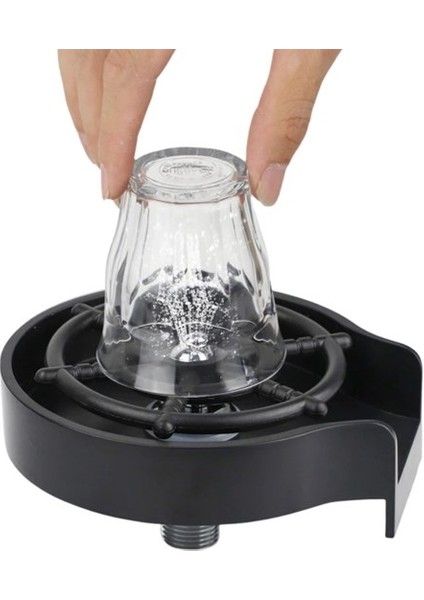 Yüksek Basınçlı Otomatik Bardak Yıkama Aparatı Mutfak Lavaboları Için Hızlı Kupa Durulayıcı (5332) indirimleri