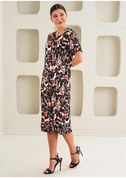 Kadın Örme Viskon Elbise - 45272 modelleri