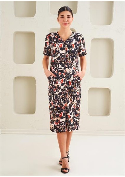 Kadın Örme Viskon Elbise - 45272 indirimleri