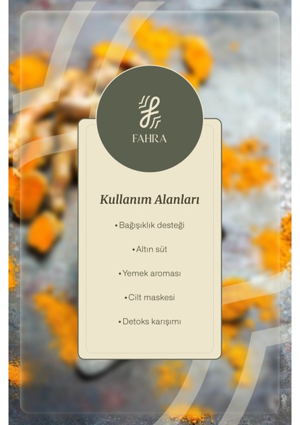 Zerdeçal Tozu 500 G – Doğal, Katkısız, Antioksidan ve Bağışıklık Desteği fırsatları