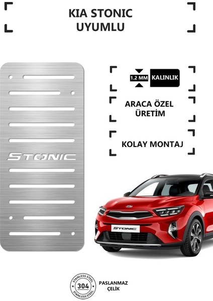 Kıa Stonıc Ayak Dinlendirme Pedalı Krom Ayak Dayama Pedalı