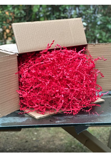 Nar Çiçeği Kırpık Kağıt 100 gr | Z Zigzag Kutu Dolgu ve Süsleme Kağıdı | Hediye Kutusu Için