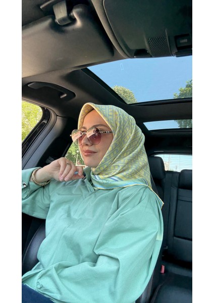 Yandan Bağlamalı Poplin Gömlek Yeşil fiyatları