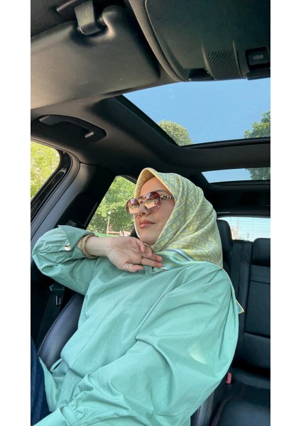 Yandan Bağlamalı Poplin Gömlek Yeşil modelleri