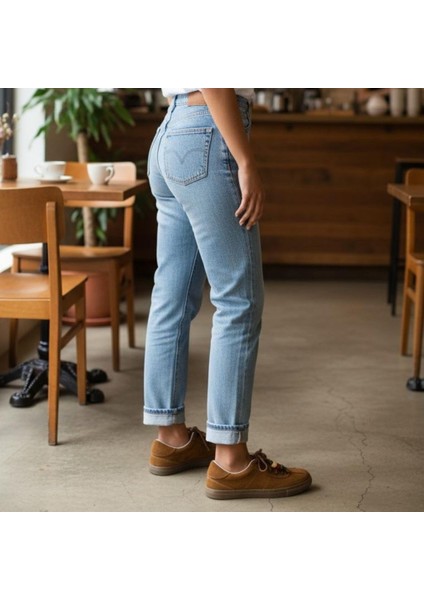 Taba Süet Hakiki Deri Bağcıklı Kadın Günlük Sneaker fırsatları