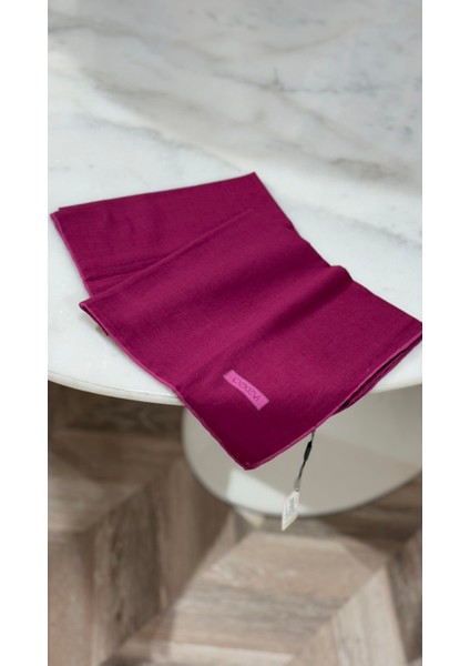 Ipekevi Düz Pamuk Eşarp Erguvan