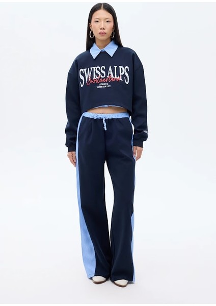 Şerit Detaylı Tasarım Pantolon fırsatları