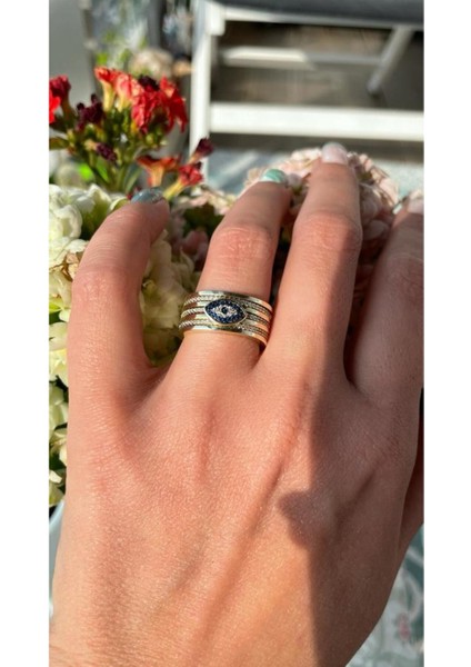 Çoklu Alyans Model Nazar Yüzük indirimleri