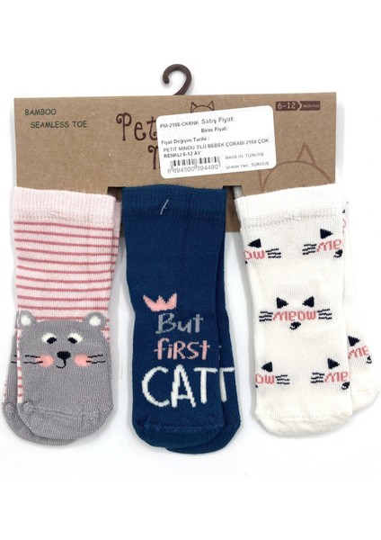 3'lü Bebek Çorabı 2168