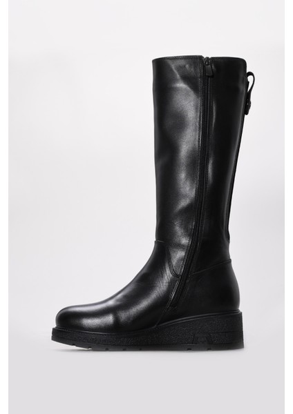 Hakiki Deri Kürklü Kadın Klasik Çizme 124KZA2314DL indirimleri