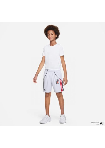 Beşiktaş JK 25/26 Çocuk Beyaz İç Saha Futbol Şortu.- modelleri