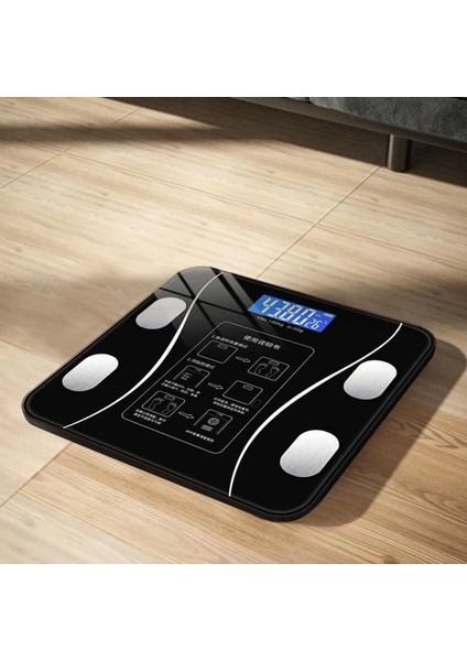 Akıllı Kablosuz Dijital Banyo ve Vücut Yağ Ağırlık Ölçeği Vücut Kompozisyonu Analizörü Bluetoothlu Tartı ( Lisinya ) fırsatları