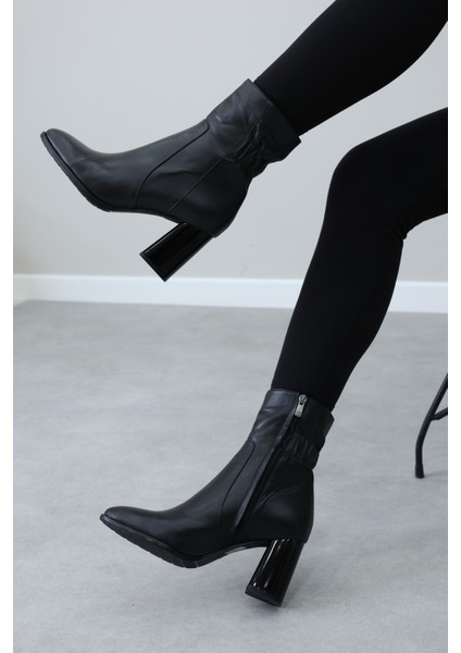 Hakiki Deri Kadın Klasik Bot 264SZA687