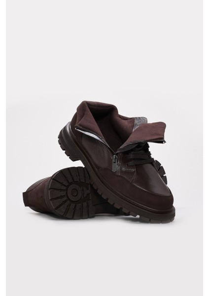 Hakiki Deri Kadın Klasik Bot 442SMA25035