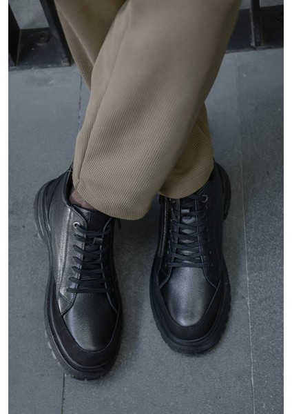 Hakiki Deri Kadın Klasik Bot 442SMA25035