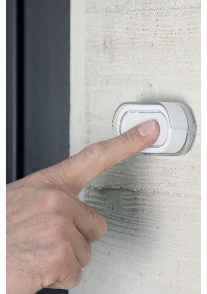 Welcomebell Color Kablosuz Kapı Zili 300 M Menzil, LED Uyarı fırsatları