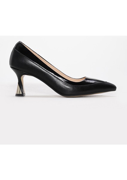 Hakiki Deri Kadın Ince Topuk Ayakkabı 215ZA3202 indirimleri