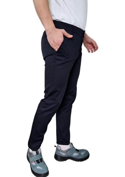 Likralı Garson Pantolon Lacivert