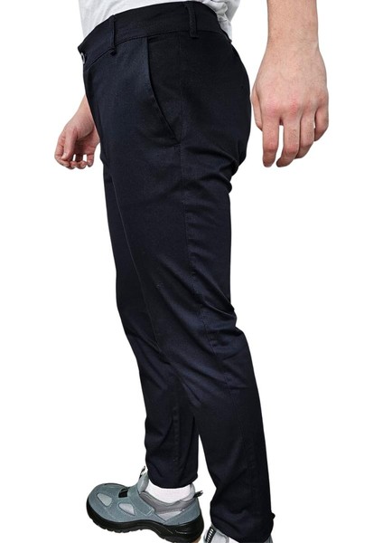 Likralı Garson Pantolon Lacivert