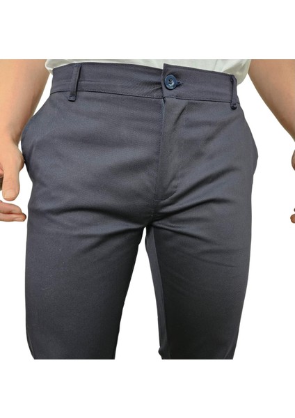 Likralı Garson Pantolon Lacivert