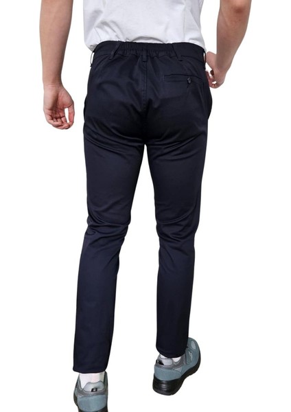 Likralı Garson Pantolon Lacivert