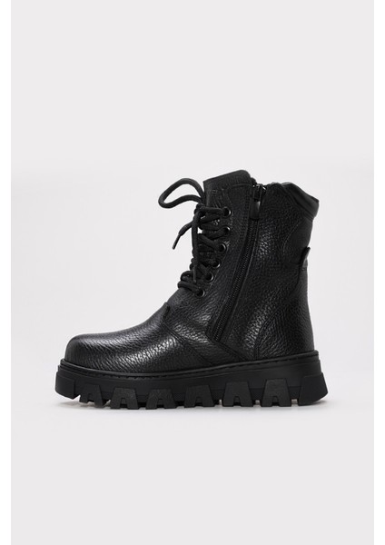 Hakiki Deri Kürklü Unisex Klasik Bot 770KXA204