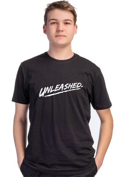 Baskılı 0 Yaka Siyah Unleashed Tişört 3x-Large fiyatları
