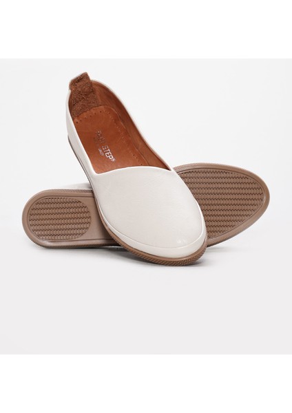 Hakiki Deri Kadın Babet Ayakkabı 240ZA2100