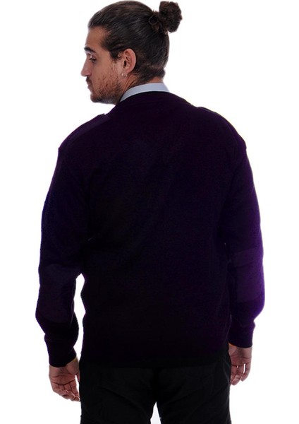 Güvenlik Kazak Erkek V Yaka Lacivert