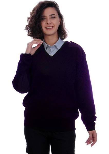 Güvenlik Kazak Erkek V Yaka Lacivert