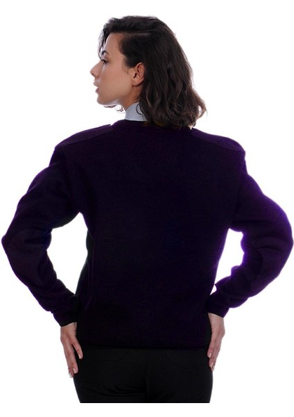 Güvenlik Kazak Erkek V Yaka Lacivert