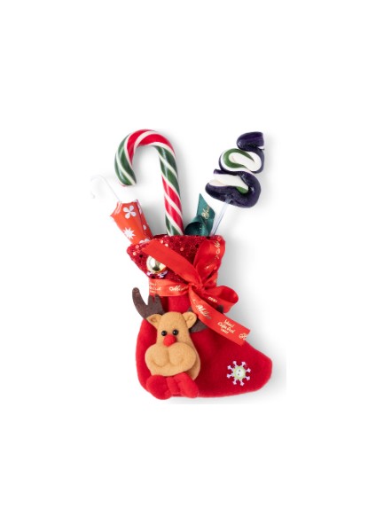 Yılbaşı Özel Küçük Yılbaşı Çorabı - Geyikli modelleri