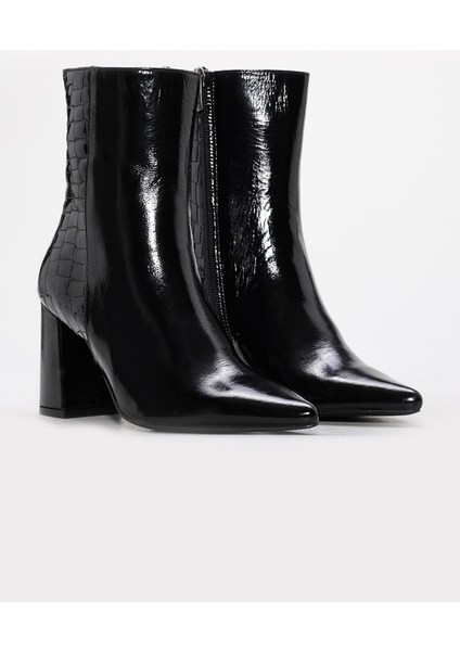 Hakiki Deri Kadın Kalın Topuklu Bot 215DZA3211