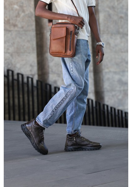 Hakiki Deri Erkek Klasik Bot 214KMA250