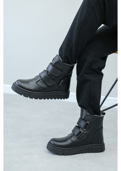 Hakiki Deri Kürklü Unisex Çocuk Klasik Bot 769KXA134 indirimleri