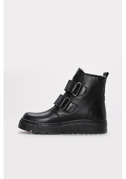Hakiki Deri Kürklü Unisex Çocuk Klasik Bot 769KXA134