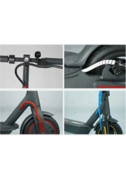 Çok Amaçlı Plastik Kablo Koruyucu Scooter, Bisiklet ve Elektronik Için Uyumlu [ 1 Metre ] Mavi indirimleri