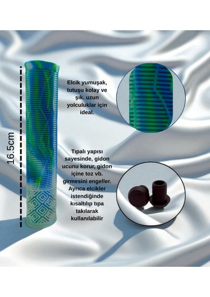 Bisiklet 165MM Bmx Dirt Jump Yumuşak Elcik Pembe/mavi