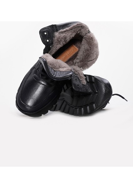 Hakiki Deri Kürklü Erkek Klasik Bot 214KMA3252