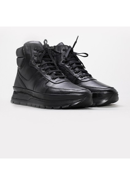 Hakiki Deri Kürklü Erkek Klasik Bot 214KMA3252