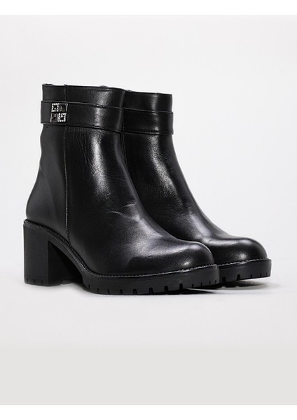 Hakiki Deri Kadın Kalın Topuklu Bot 124SZA2221