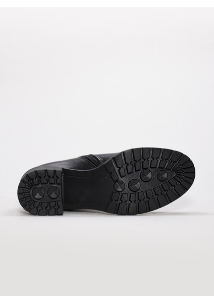 Hakiki Deri Kadın Kalın Topuklu Bot 124SZA2221